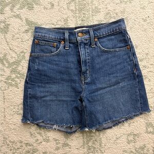 Madewell Classic Blue Jean Shorts